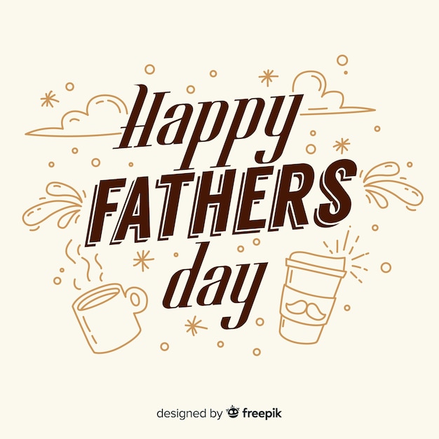 Happy Father S Day Background Free Vector