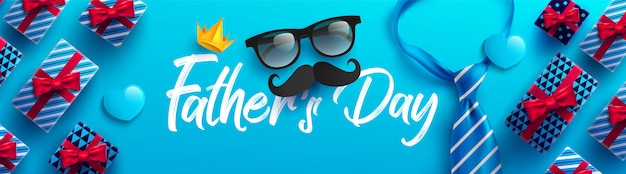 Happy Father's Day Banner Clip Art