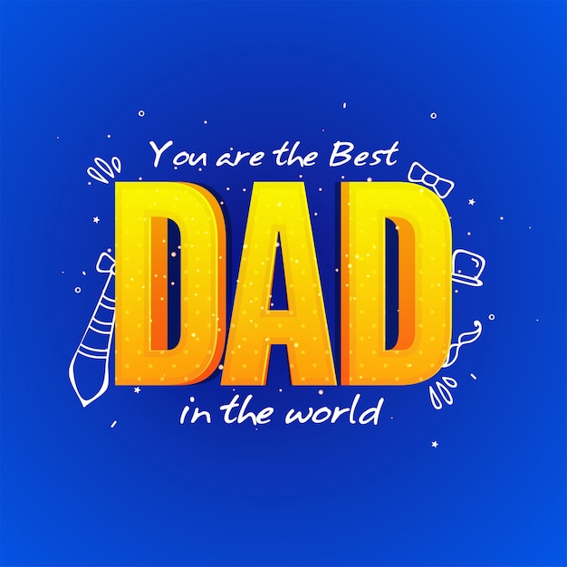 Download Happy Father's Day celebration greeting card design with ...