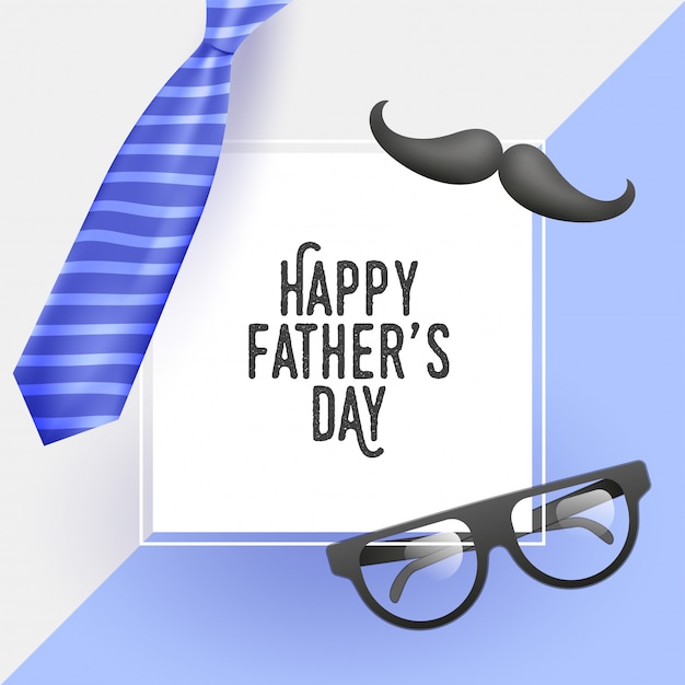 Premium Vector | Happy father's day celebration poster