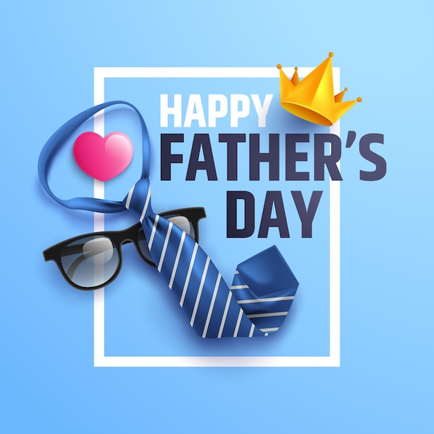 Happy father's day illustration | Premium Vector