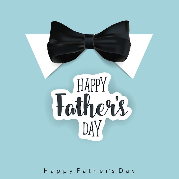 Happy father\'s day with bow tie\
background