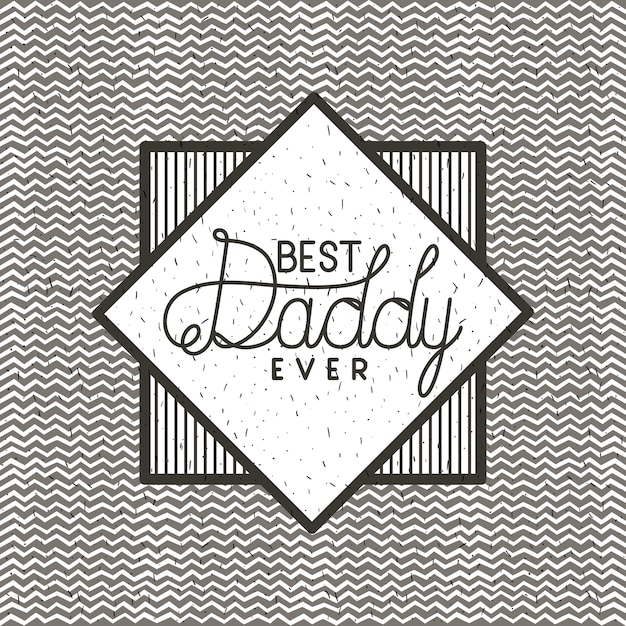 Download Happy fathers day card emblem | Premium Vector
