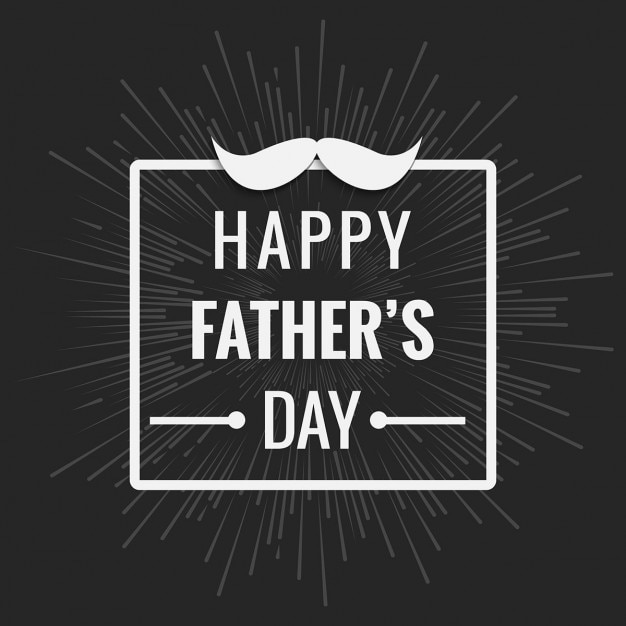 Download Happy fathers day card in retro design | Free Vector