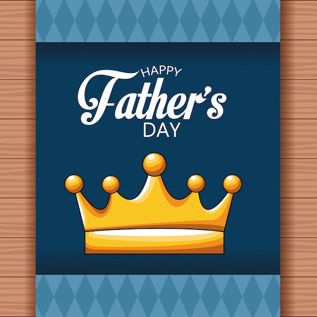 Download Happy fathers day card | Premium Vector
