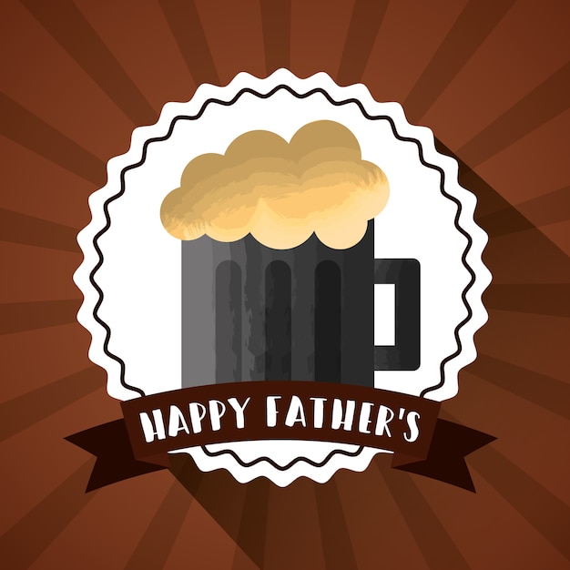 Happy fathers day card Vector | Premium Download