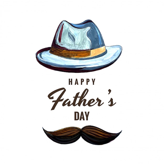 Download Happy fathers day celebration card | Free Vector