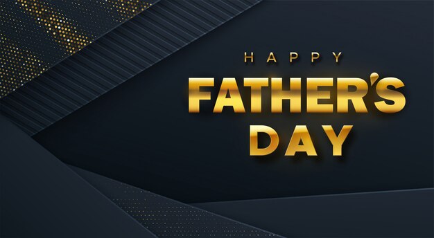 Happy fathers day. holiday illustration. abstract black ...