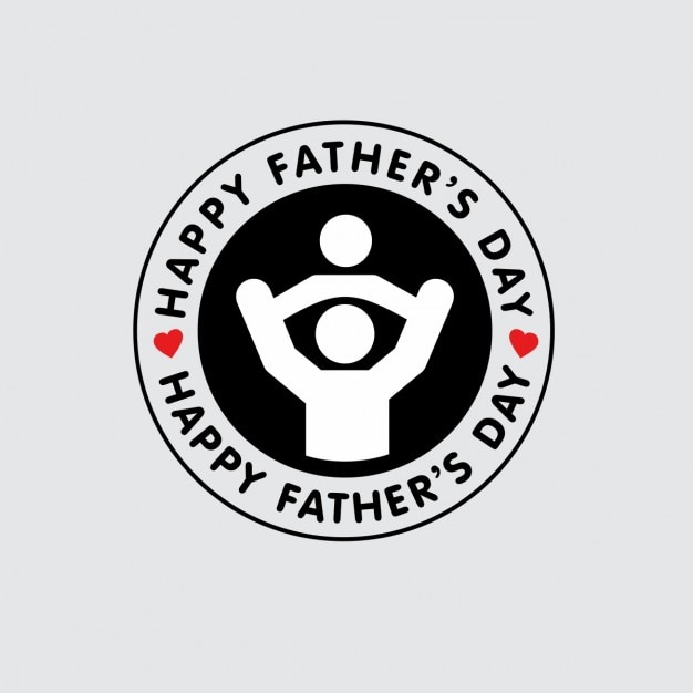 Happy fathers day stamp