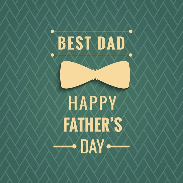 Happy fathers day vintage background with a bow\
tie