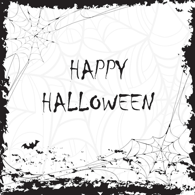 Happy Halloween Calligraphy. Halloween banner.\
Halloween lettering. Bat silhouette