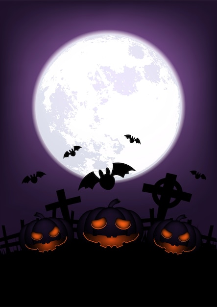 Premium Vector | Happy halloween day background