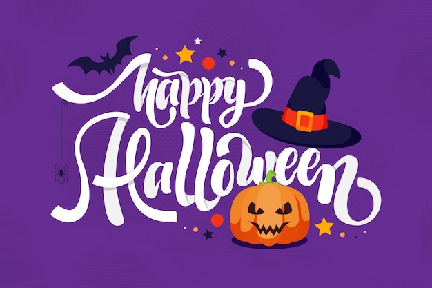 Happy halloween - lettering | Free Vector