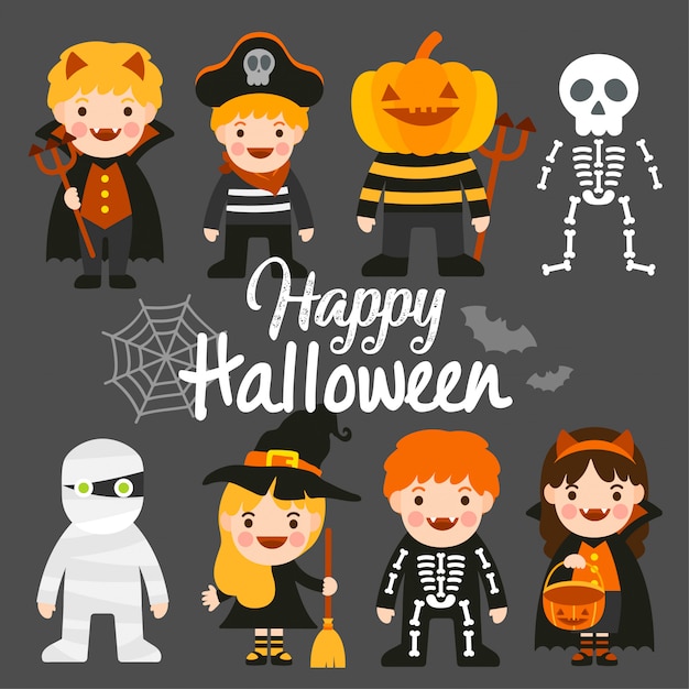 Premium Vector | Happy halloween vector.