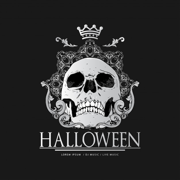 Download Happy halloween vintage | Premium Vector