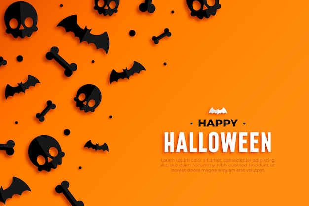 Free Vector Happy Halloween Wallpaper