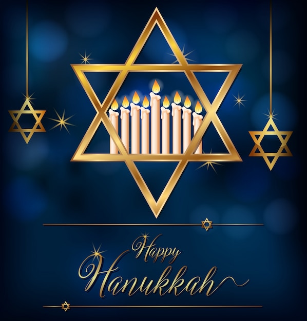 premium-vector-happy-hannukkah-card-template