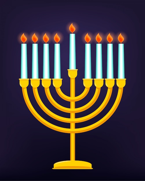 Download Premium Vector | Happy hanukkah, jewish holiday