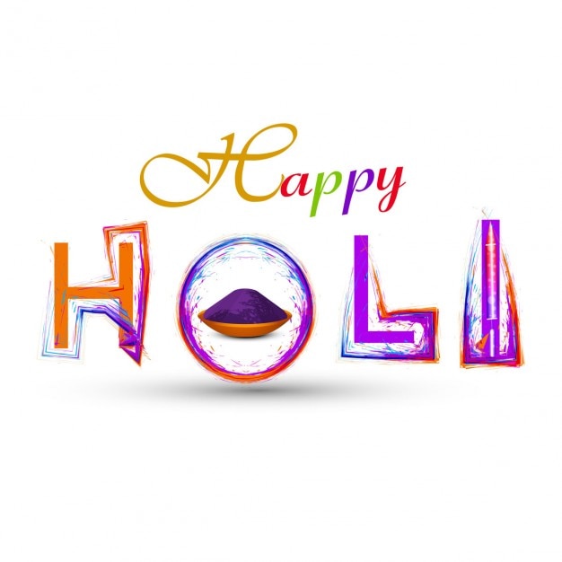 Happy Holi colorful design
