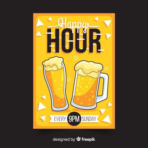 happy hour beer