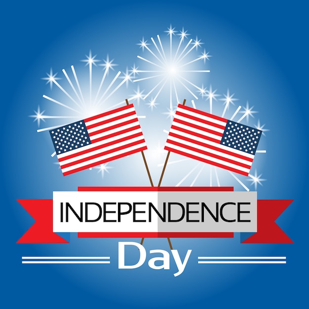 Premium Vector | Happy independence day united states american holiday