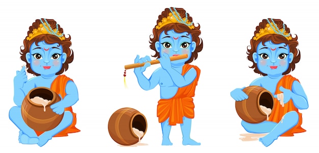 Download Free Happy Janmashtami Celebrating Birth Of Krishna Premium Vector Use our free logo maker to create a logo and build your brand. Put your logo on business cards, promotional products, or your website for brand visibility.