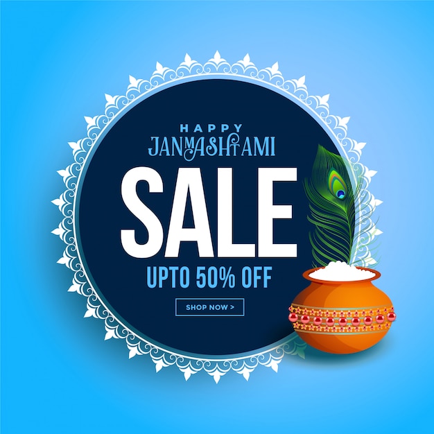Download Free Download This Free Vector Happy Janmashtami Sale Banner With Use our free logo maker to create a logo and build your brand. Put your logo on business cards, promotional products, or your website for brand visibility.