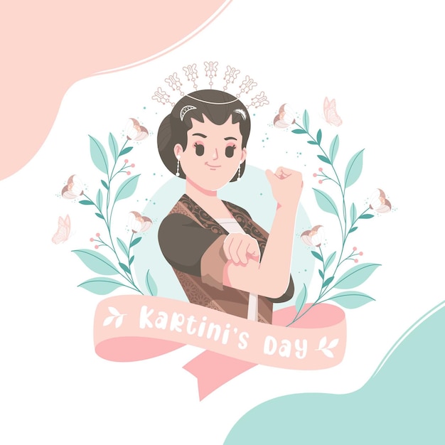 Premium Vector Happy Kartini Day Celebration Indonesian Modern Women Empowerment