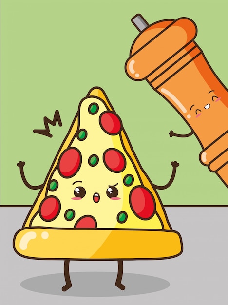 Free Pizza Happy Vectors 600 Images In Ai Eps Format