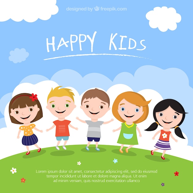 vector child illustration free download