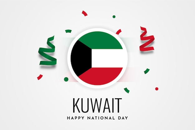 Premium Vector | Happy kuwait national day celebration illustration ...