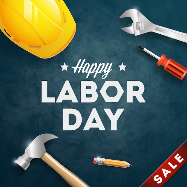 Premium Vector Happy labor day banner. 1st may. design template