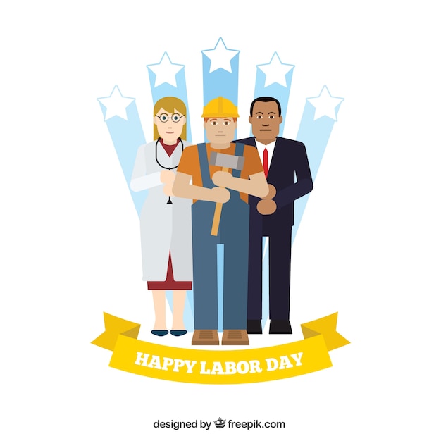 Happy labor day card