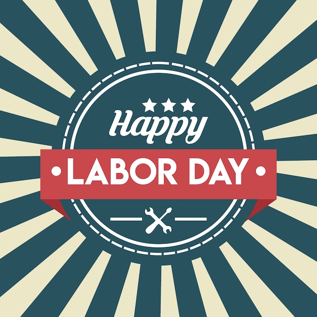 Premium Vector | Happy labor day illustration