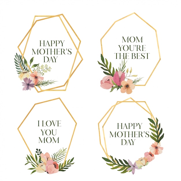 Download Happy mother's day frames | Premium Vector
