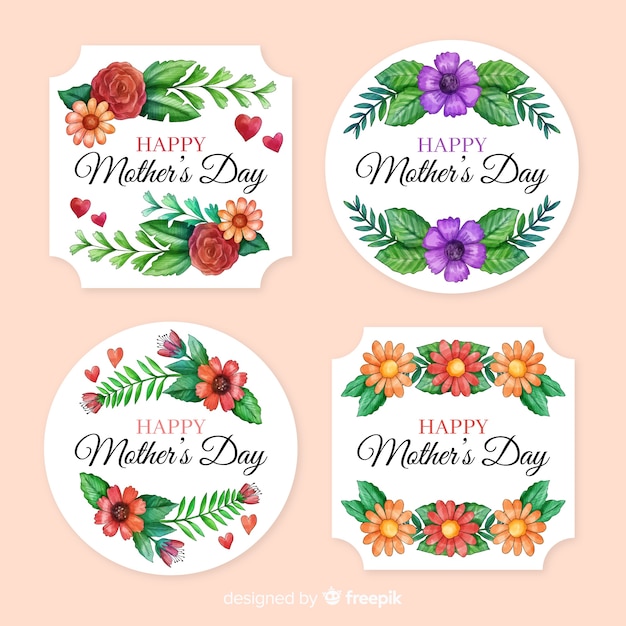 free-vector-happy-mother-s-day-label-collection