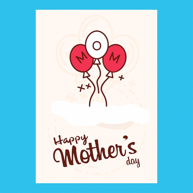 Happy mother\'s day sweet Vintage\
background