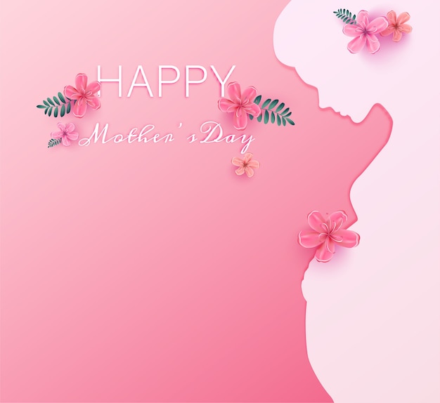 Happy mother's day Premium Vector