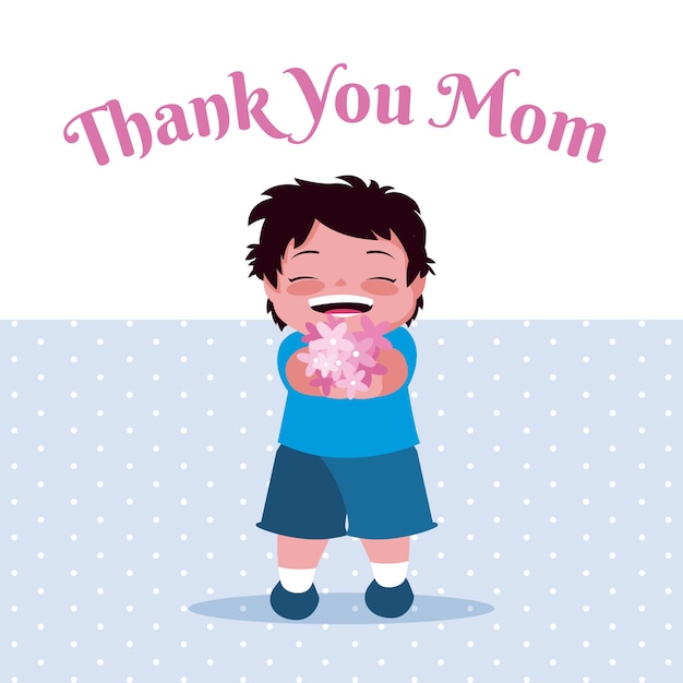 Premium Vector | Happy mothers day cartoon