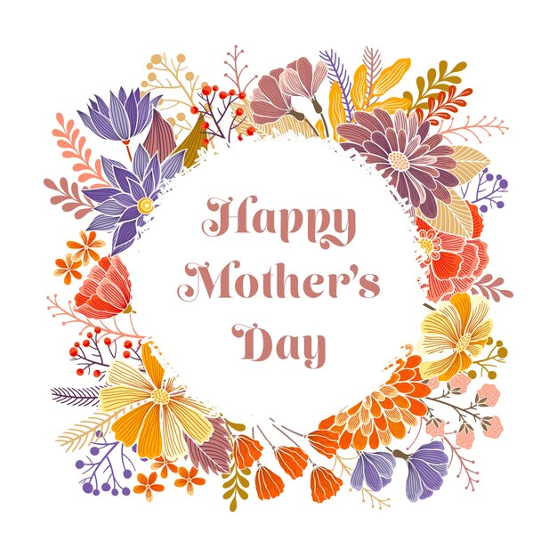 Download Premium Vector | Happy mothers day greeting card