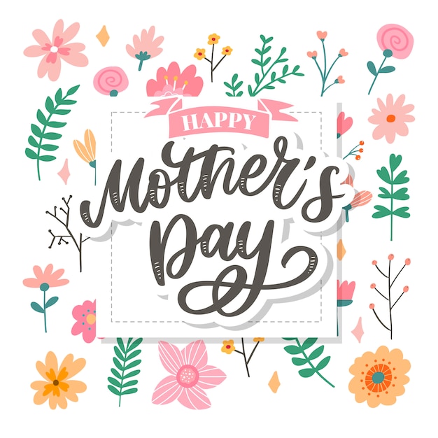 Download Happy mothers day lettering. handmade calligraphy ...