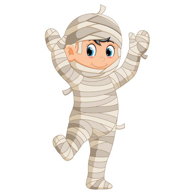 Premium Vector Happy Mummy Walking