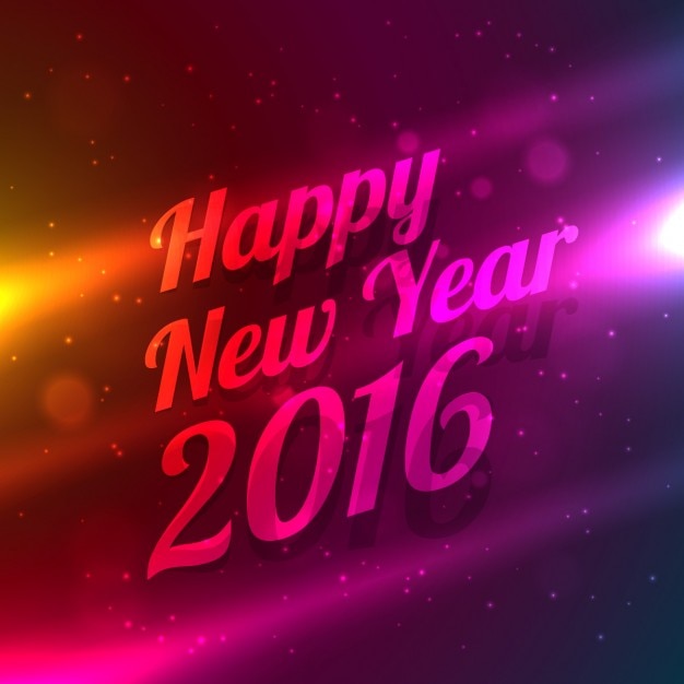 Happy new year 2016 background