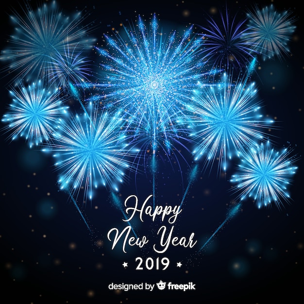 Happy new year 2019 background | Free Vector