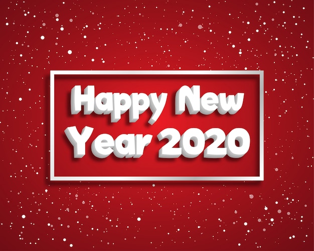 Premium Vector | Happy new year 2020 . greetings card. abstract