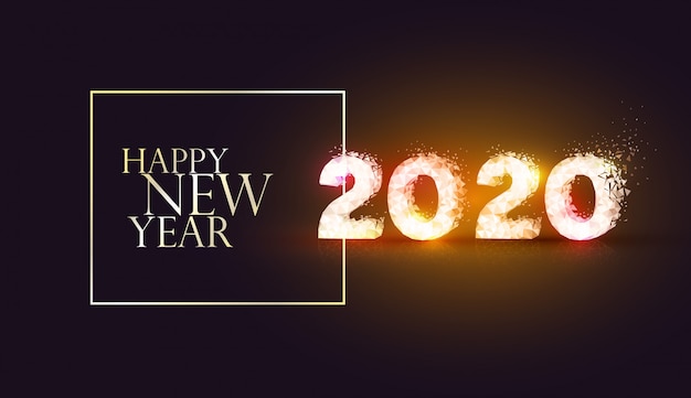 Happy new year background Vector | Premium Download