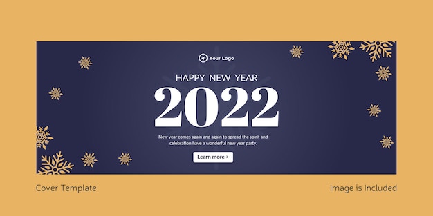 Premium Vector | Happy new year cover page design template