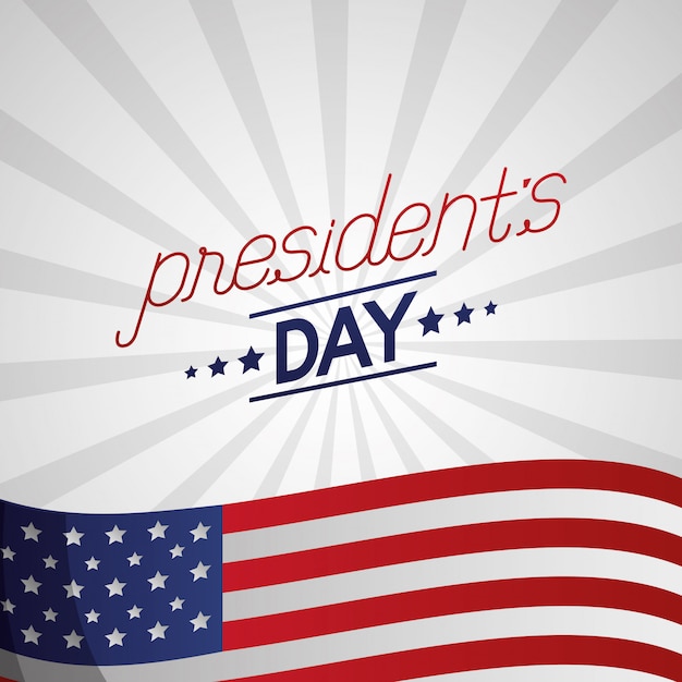 Free Vector | Happy presidents day