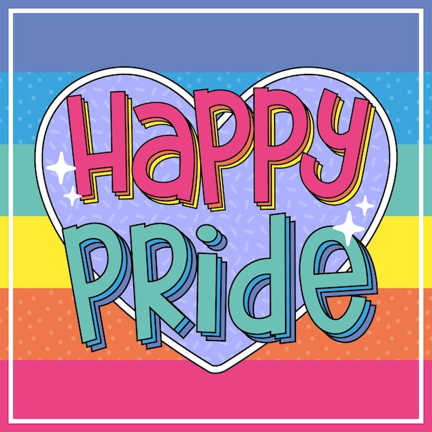 Free Vector | Happy pride event concept