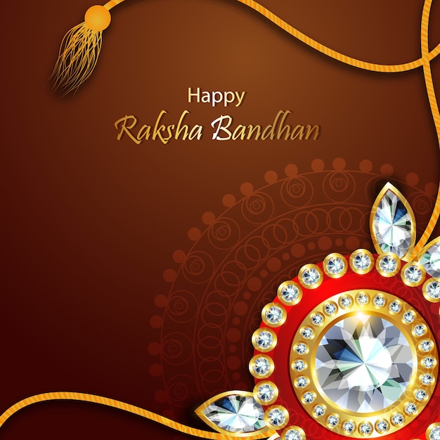 Premium Vector | Happy raksha bandhan white creative background